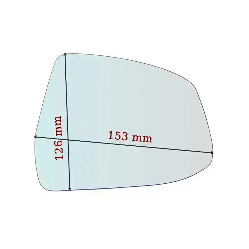 Vitre Miroir Asphérique DROITE pur Ford Mondeo IV (BA7) depuis 2007-2013 GALLO RETROVISORI
