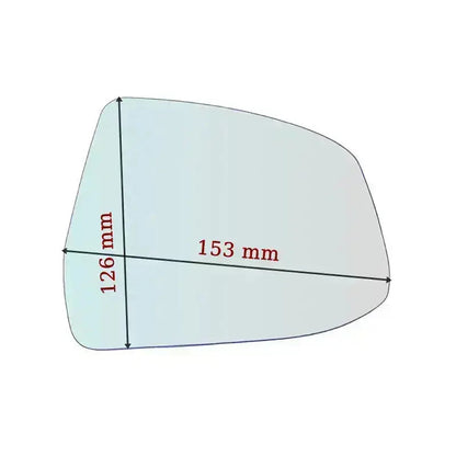 Vitre Miroir Asphérique DROITE pur Ford Mondeo IV (BA7) depuis 2007-2013 GALLO RETROVISORI
