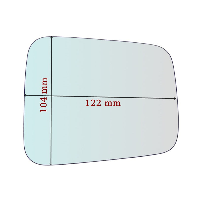 Vitre rétroviseur côté DROIT Moto BMW K100 1986> - www.glass-europa.com