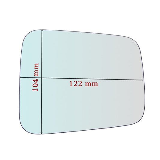Vitre rétroviseur côté DROIT Moto BMW K100 1986> - www.glass-europa.com