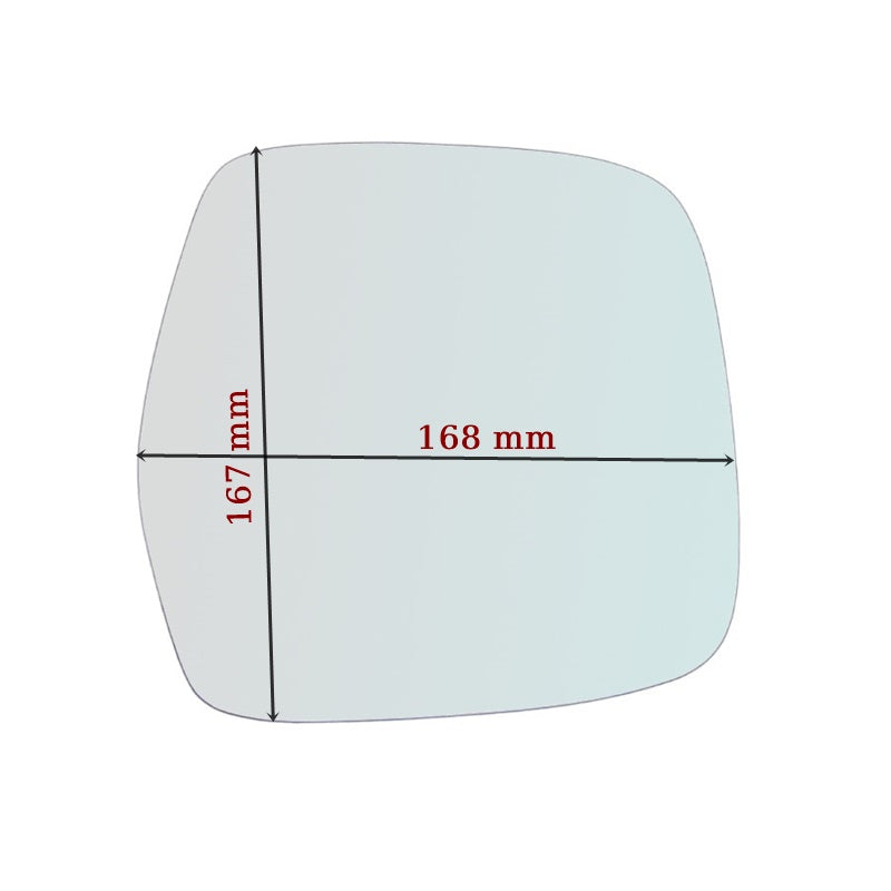 Miroir De Rechange côté DROIT pur Toyota Hiace depuis 1989-2004 - MIROIRS-AUTO2004