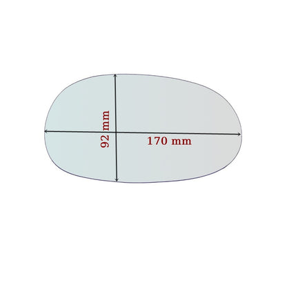 Vitre Miroir Asphérique DROIT Pur Chrysler Crossfire dal 2003-2008 - MIROIRS-AUTO2004