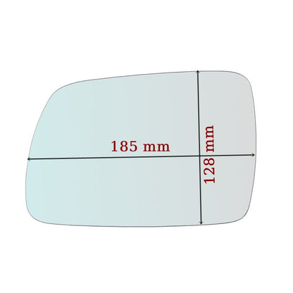 Vitre rétroviseur côté GAUCHE pur Chrysler Voyager II (ES) depuis 1990-1995 GALLO RETROVISORI