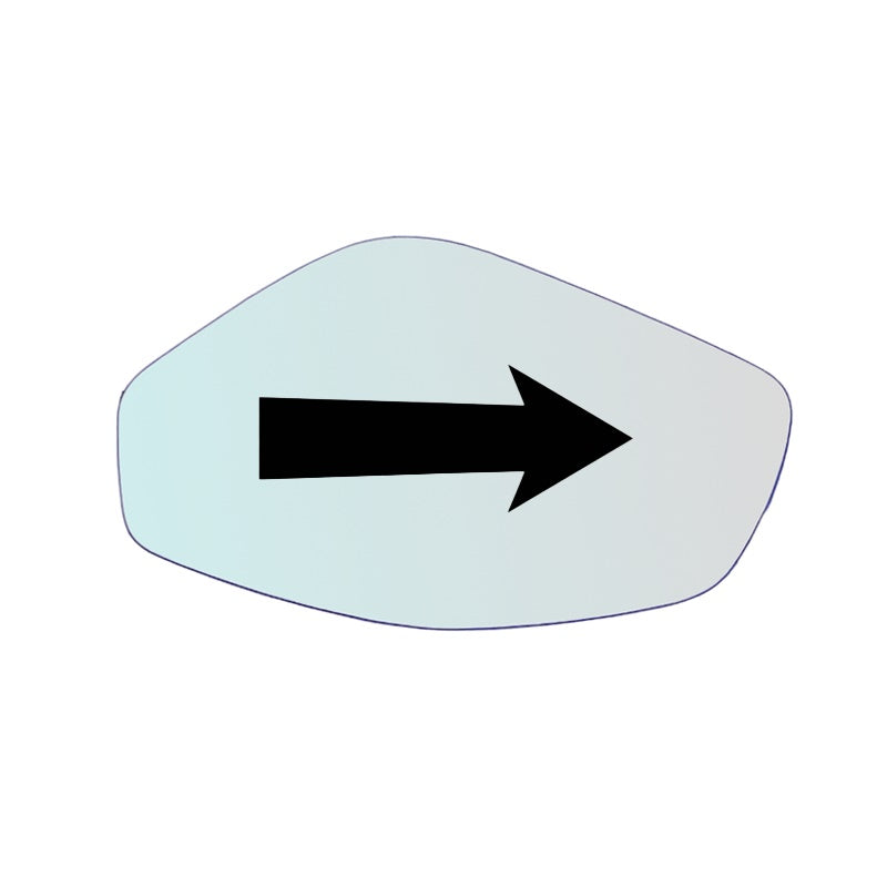 Vitre rétroviseur côté DROIT pur Ducati Multistrada depuis 2010> - www.glass-europa.com