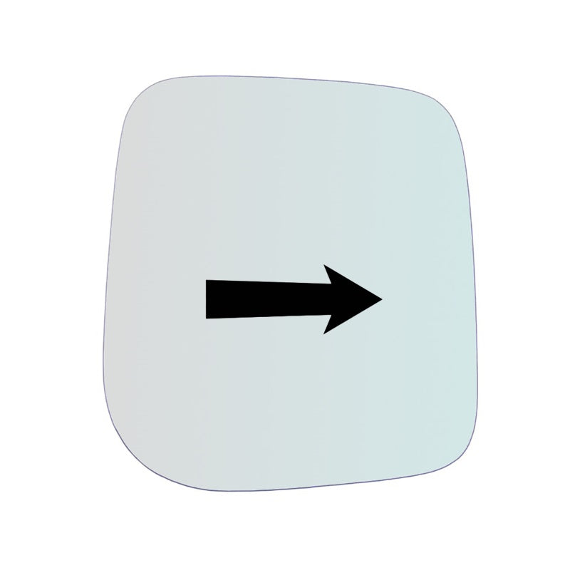 Vitre rétroviseur côté DROIT pur Hyundai Galloper II (JK) depuis 1997-2003 GALLO RETROVISORI