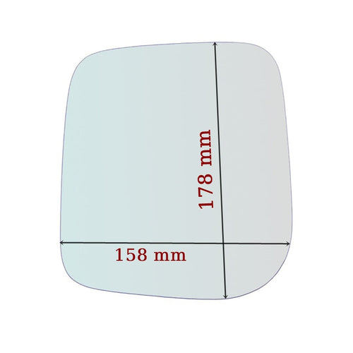 Vitre rétroviseur côté GAUCHE pur Hyundai Galloper II (JK) depuis 1997-2003 GALLO RETROVISORI