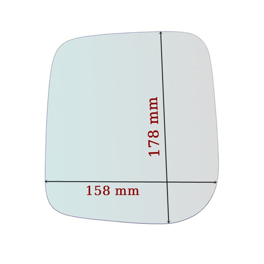 Vitre rétroviseur côté GAUCHE pur Hyundai Galloper II (JK) depuis 1997-2003 GALLO RETROVISORI