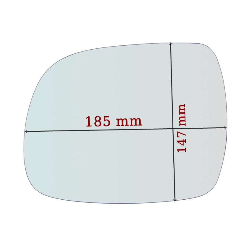 Vitre rétroviseur côté GAUCHE pur Lexus RX (U3) depuis 2003-2008 GALLO RETROVISORI