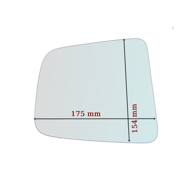 Miroir De Rechange côté DROIT pur Ranger I depuis 1998-2006 - MIROIRS-AUTO2004