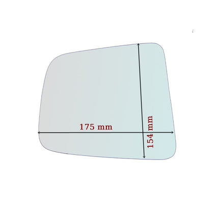 Miroir De Rechange côté DROIT pur Ranger I depuis 1998-2006 - MIROIRS-AUTO2004