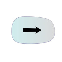 Vitre rétroviseur côté DROIT pur BMW 1100 S 1999-2006 - www.glass-europa.com