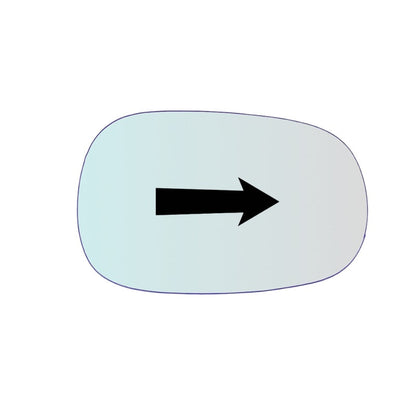 Vitre rétroviseur côté DROIT pur BMW 1100 S 1999-2006 - www.glass-europa.com