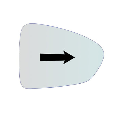 Vitre Miroir Asphérique DROIT Pur Fiat Tipo II (356) depuis 2015> - MIROIRS-AUTO2004