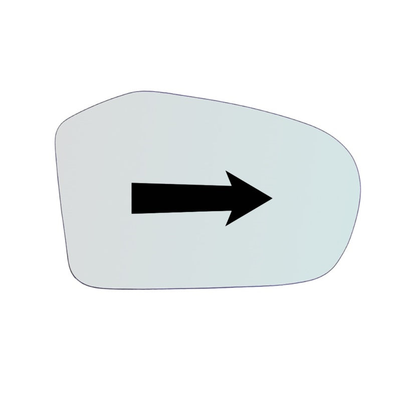 Vitre rétroviseur côté DROIT pur Mercedes Classe A (W169) 2004-2008 GALLO RETROVISORI