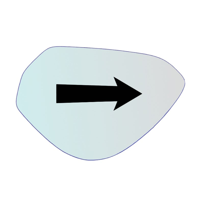 Vitre rétroviseur côté DROIT pur MV Augusta Rivale - www.glass-europa.com