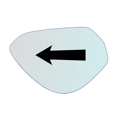 Vitre rétroviseur côté GAUCHE pur MV Augusta Rivale - www.glass-europa.com