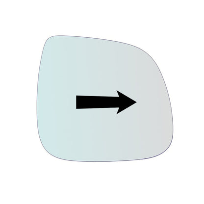 Vitre rétroviseur côté DROIT pur Volkswagen Amarok (2HA) depuis 2010> - MIROIRS-AUTO2004