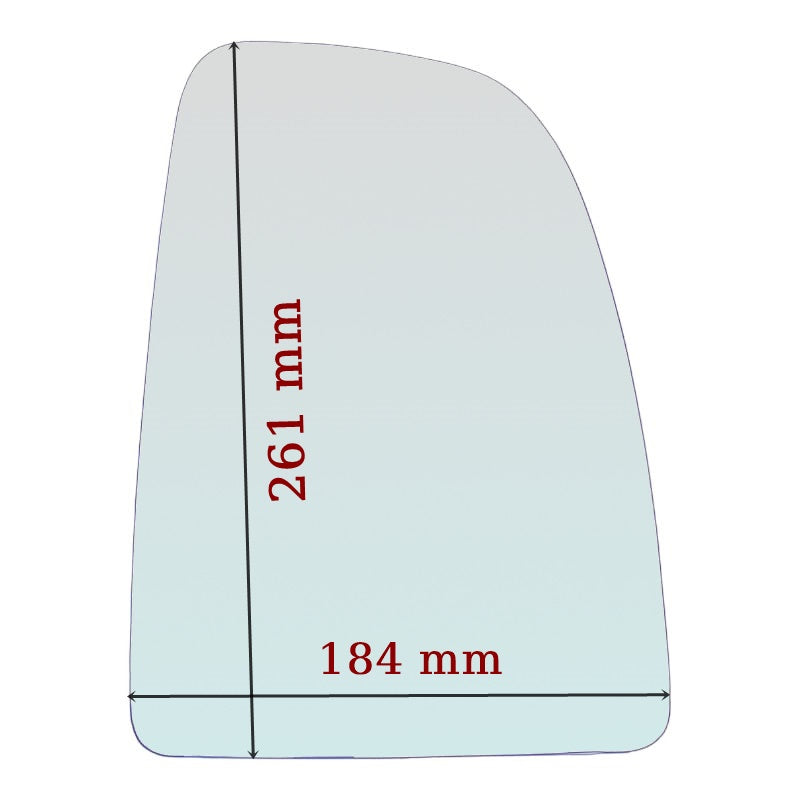 Miroir De Rechange côté DROIT pur Fiat Ducato III depuis 2006> - MIROIRS-AUTO2004