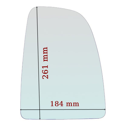 Miroir De Rechange côté DROIT pur Fiat Ducato III depuis 2006> - MIROIRS-AUTO2004