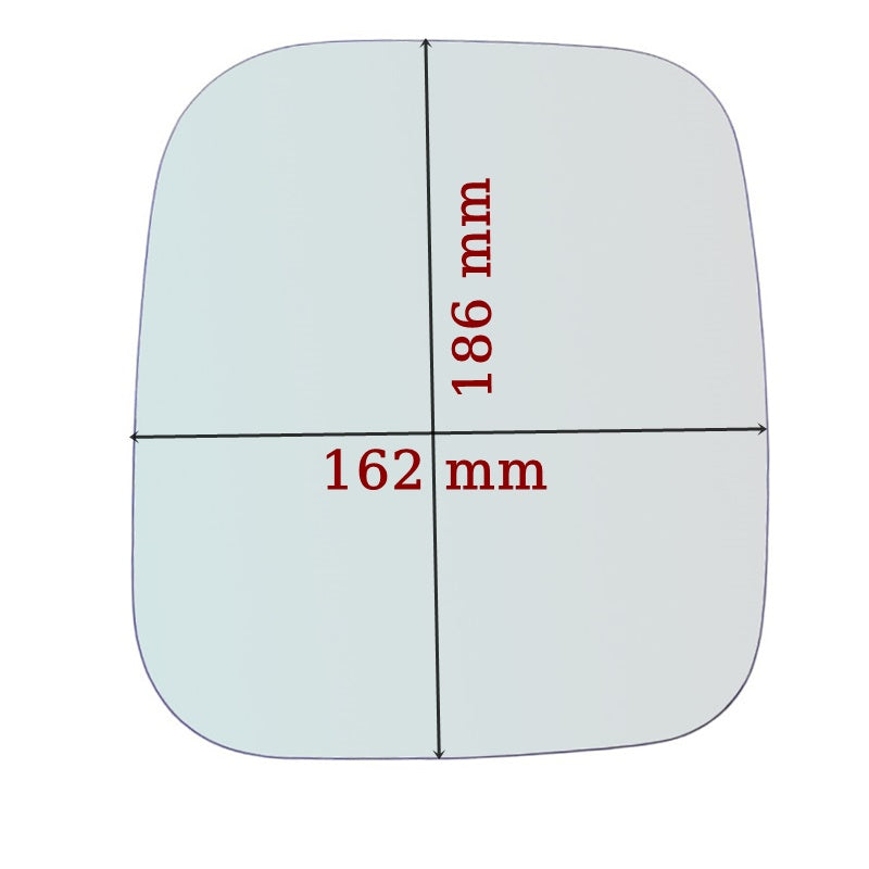 Vitre rétroviseur côté DROIT pur Mitsubishi Pajero Sport I (K7) depuis 1996> GALLO RETROVISORI