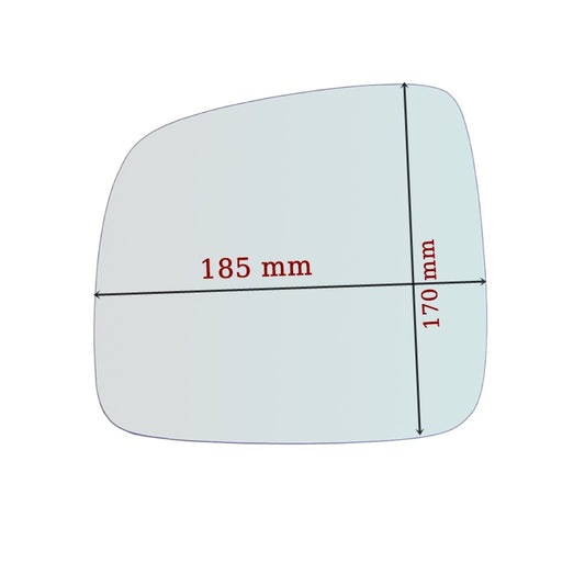 Vitre rétroviseur côté GAUCHE pur Volkswagen Caddy III depuis 2004-2015 - MIROIRS-AUTO2004