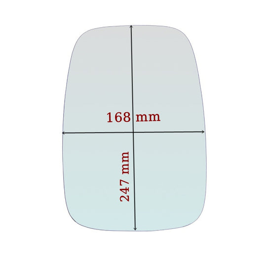 Miroir De Rechange côté DROIT pur Kia K2700 depuis 1999> - MIROIRS-AUTO2004