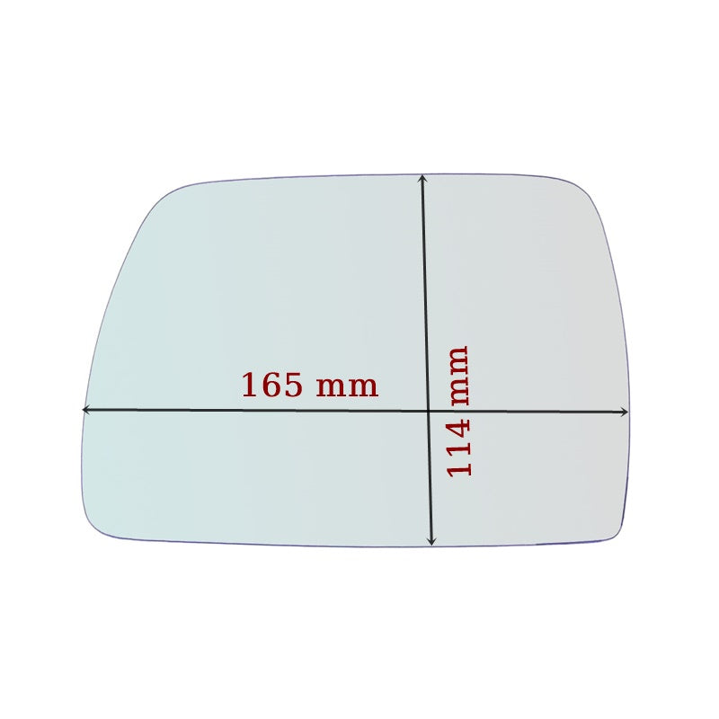 Vitre rétroviseur côté GAUCHE pur BMW X3 I (E83) depuis 2003-2011 GALLO RETROVISORI