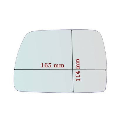 Vitre rétroviseur côté GAUCHE pur BMW X3 I (E83) depuis 2003-2011 GALLO RETROVISORI