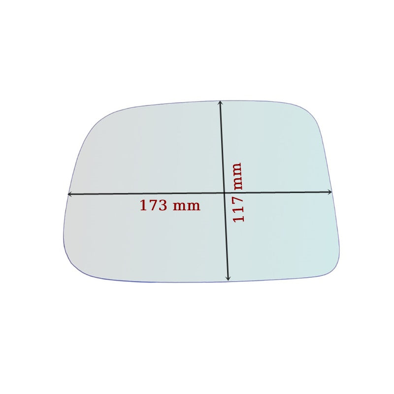 Vitre rétroviseur côté DROIT pur Toyota Hilux VI Pick-up depuis 1994-2001 - MIROIRS-AUTO2004