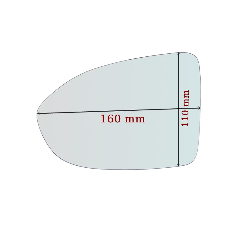 Miroir De Rechange côté DROIT pur Volkswagen ID.3 depuis 2020> GALLO RETROVISORI