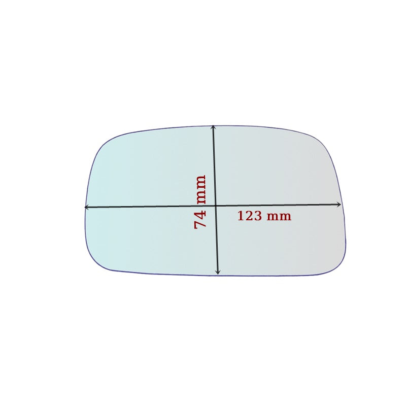 Vitre rétroviseur côté DROIT pur Aprilia Amico - www.glass-europa.com