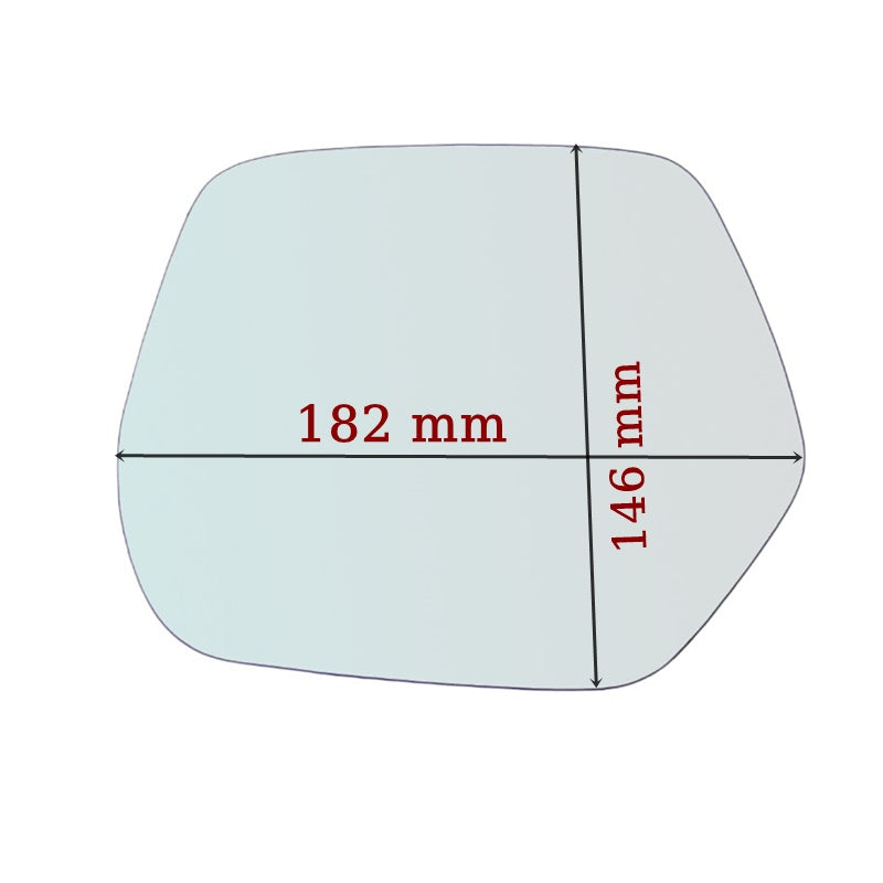 Vitre rétroviseur côté GAUCHE pur Honda CR-V III (RE) depuis 2006> GALLO RETROVISORI