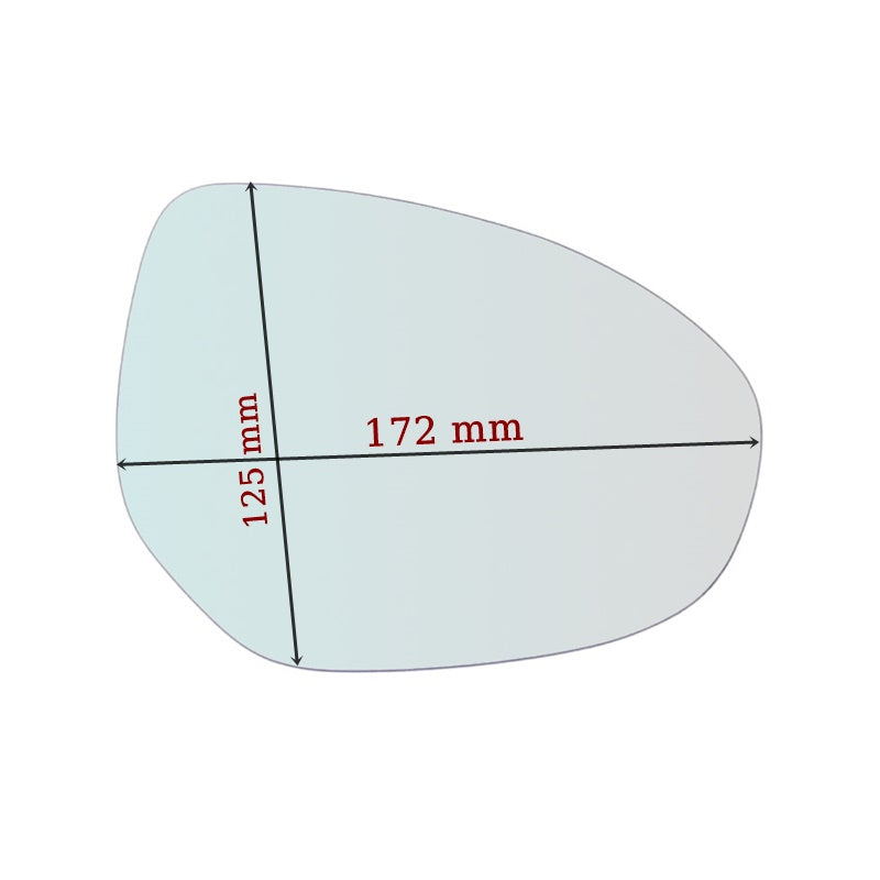 Miroir De Rechange côté DROIT pur Mazda 6 SW (GH) depuis 2007-2012 GALLO RETROVISORI