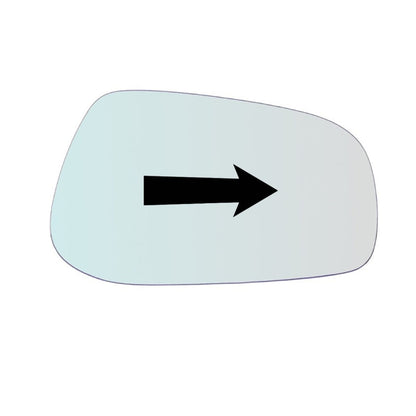 Vitre rétroviseur côté DROIT pur Volvo S80 I (184) depuis 2003-2008 GALLO RETROVISORI