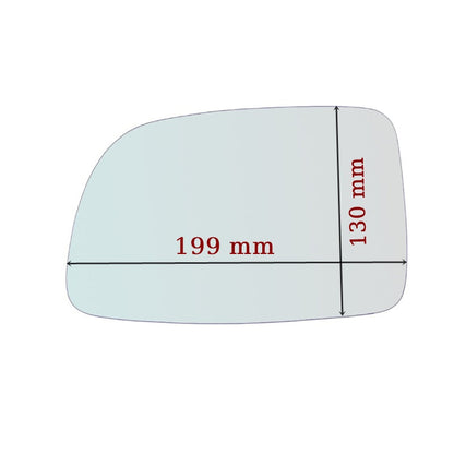 Vitre rétroviseur côté DROIT pur Hyundai Santa FÉ II (CM) 2005-2012 GALLO RETROVISORI