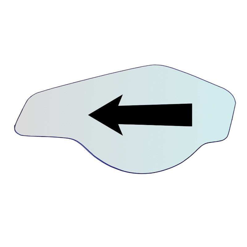 Vitre rétroviseur côté GAUCHE pur Ducati Multistrada 1100S - www.glass-europa.com