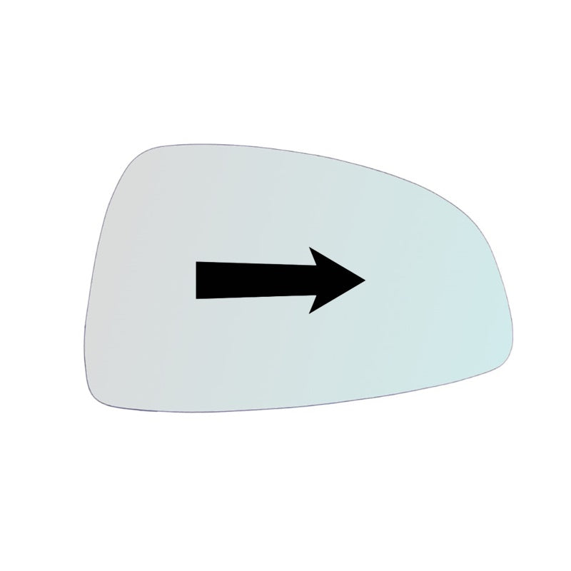 Miroir De Rechange Asphérique DROIT Pur Audi TT II (8J) depuis 2006-2015 - MIROIRS-AUTO2004