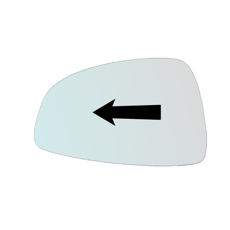 Miroir De Rechange Asphérique GAUCHE Pur Audi TT II (8J) depuis 2006-2015 - MIROIRS-AUTO2004