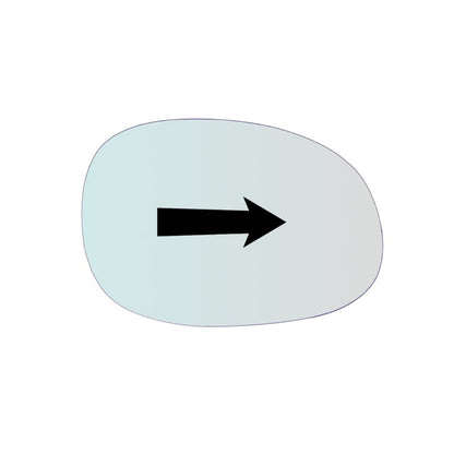 Miroir De Rechange côté DROIT pur Peugeot 206 depuis 1998-2003 - MIROIRS-AUTO2004