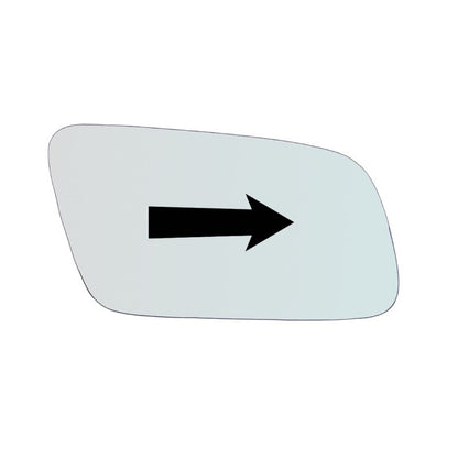 Vitre rétroviseur côté DROIT pur Audi A3 (8L1) Restyling GALLO RETROVISORI