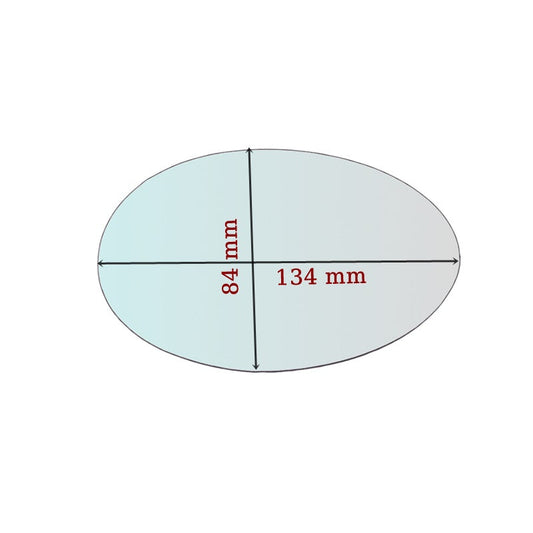 Vitre rétroviseur côté GAUCHE pur BMW R850 Confort - www.glass-europa.com