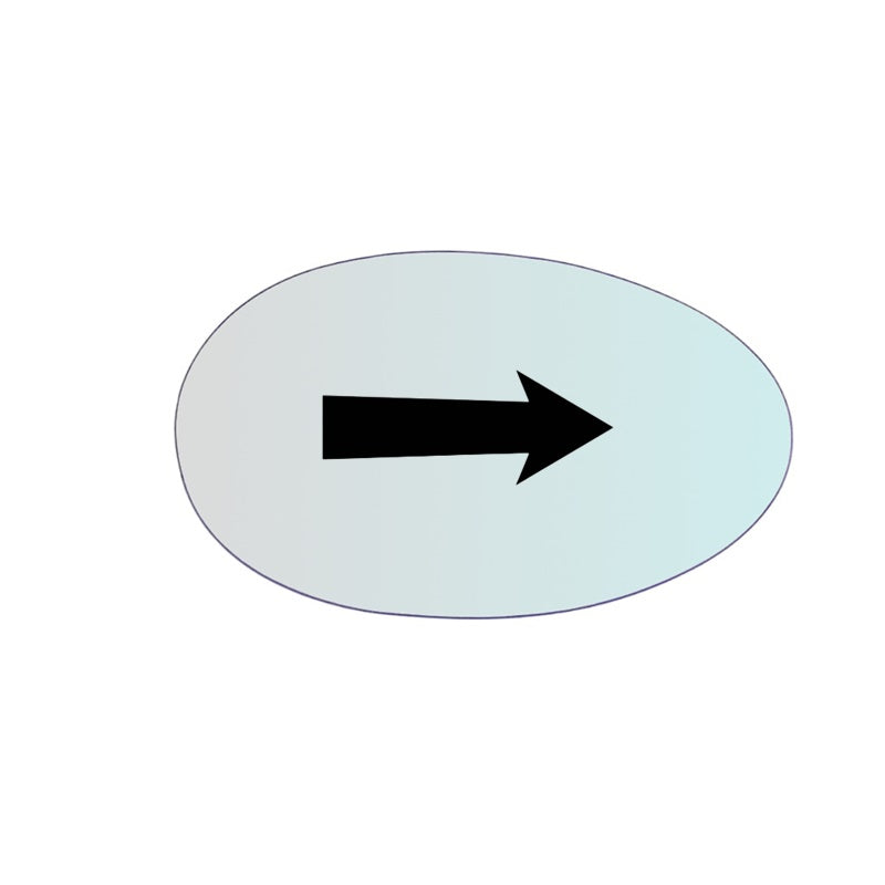 Vitre rétroviseur côté DROIT Moto BMW CUSTOM - www.glass-europa.com