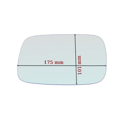 Miroir De Rechange côté DROIT pur VW Passat depuis 1990-1996 - MIROIRS-AUTO2004