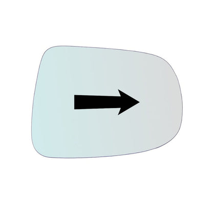 Vitre rétroviseur côté DROIT pur Daihatsu Cuore Top depuis 2007> - MIROIRS-AUTO2004