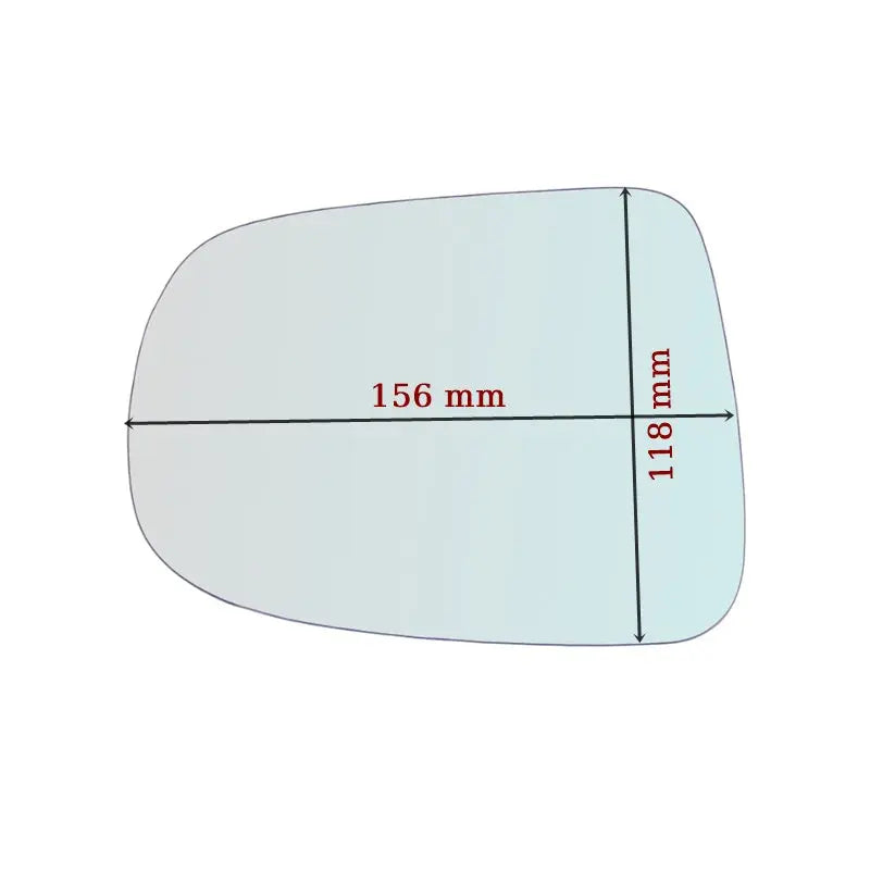 Vitre rétroviseur côté DROIT pur Daihatsu Cuore Top depuis 2007> - MIROIRS-AUTO2004