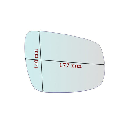 Miroir De Rechange côté GAUCHE pur DR 5.0 Depuis 2019> GALLO RETROVISORI