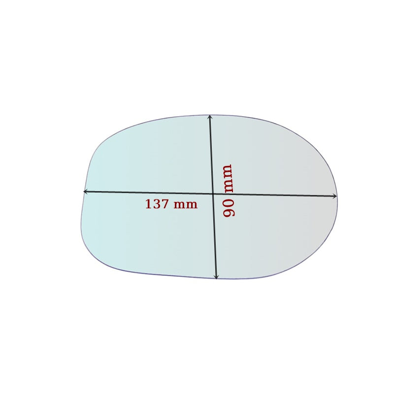Vitre rétroviseur côté GAUCHE pur Ligier X-TOO Depuis 2004-2011 GALLO RETROVISORI