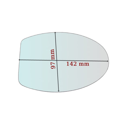 Miroir De Rechange côté DROIT pur Auto Ligier JS 50 - MIROIRS-AUTO2004