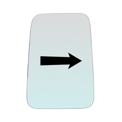 Vitre rétroviseur côté DROIT pur Piaggio Porter 2000-2009 - www.glass-europa.com