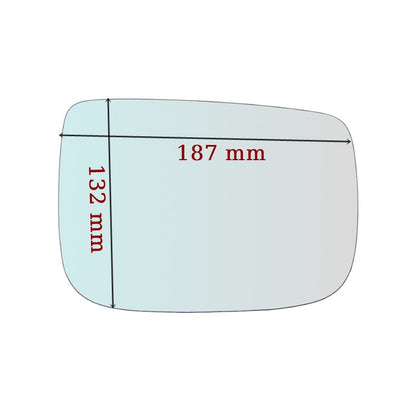 Vitre rétroviseur côté GAUCHE pur Volvo XC60 I 2008-2013 - www.glass-europa.com